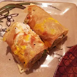 Pepper potato burrito