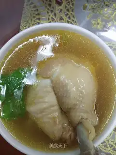 Hot chicken soup