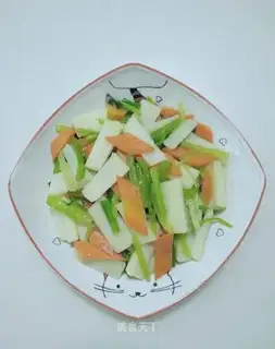 Three-colour fried