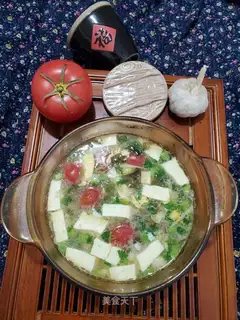 Tofu soup