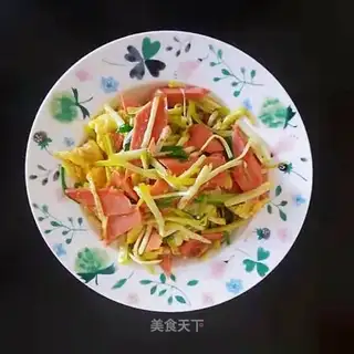 Garlic ham and eggs