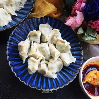 Cream eggs and dumplings