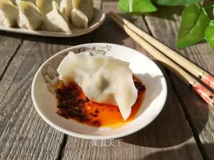 Cream egg dumplings