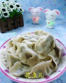 Shrimp pickles, dumplings