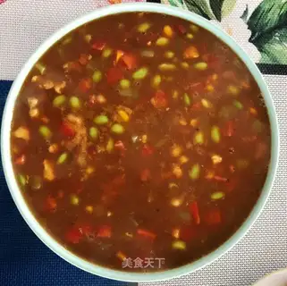 Chicken curry soup