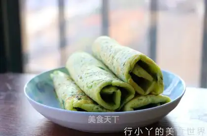 Spinach omelet