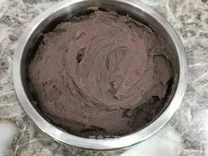 Homemade red bean sand