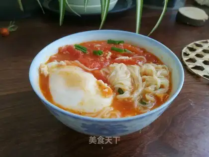 Tomato egg noodles