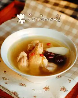 ♪ ♪ Black-tree chicken soup ♪