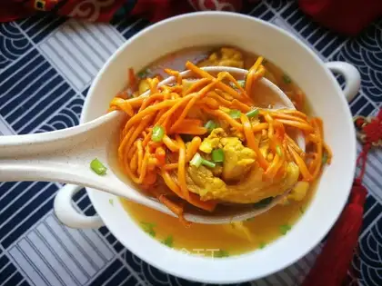 Chicken leg soup