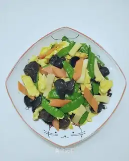 Red, green, yellow, white, black, five