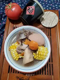 Carblin and carrot corn soup