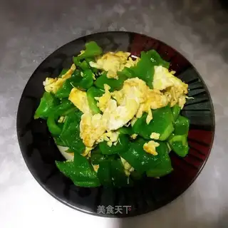 Eggs and peppers