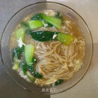 Soy sauce and noodles