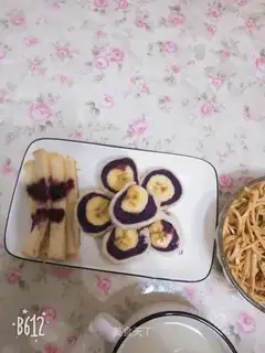 Purple banana rolls