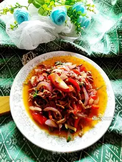 Fried beef silk