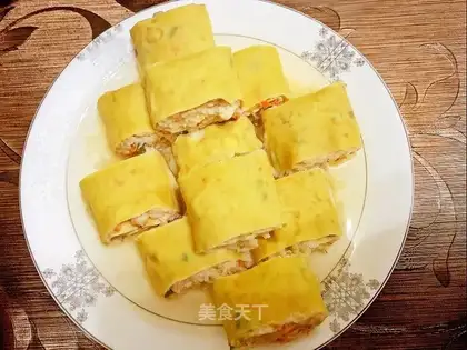 A thousand rolls of squid meat
