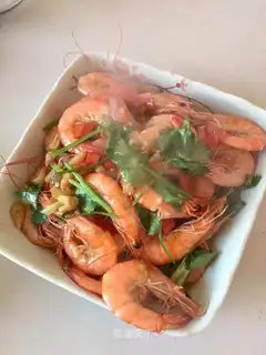 Red-fried prawn