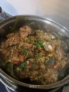 Onion rice ribs