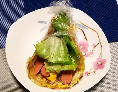 Ham omelet