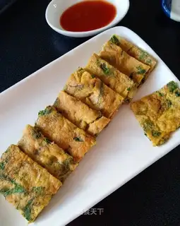 Celery, shrimp and eggs