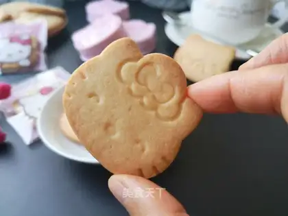 Milk cartoon cookies