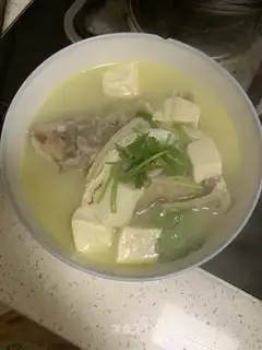 Fish tofu soup