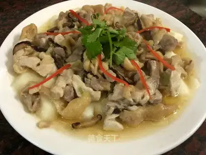 Steam chicken