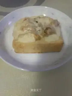 Cheese-kissed shrimp toast