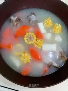Carrot corn mountain poach