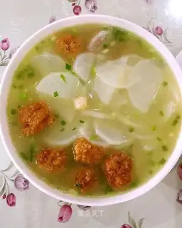 A winter radish soup