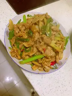 Chili fried meat