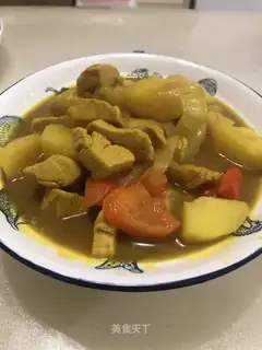 Curry potato chicken