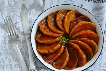 Cinnamon sugar fried apples