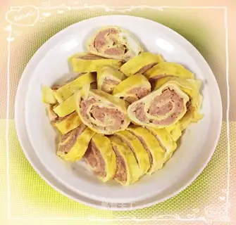 Shrimp omelet