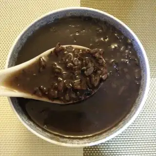 Black rice congee