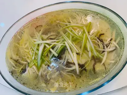 Apricot cod soup