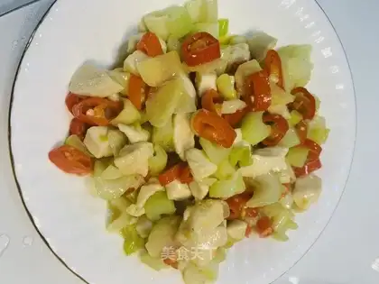 Celery pepper chicken