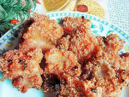 Oily fragrant rice flour pork