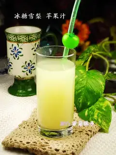 Rock sugar, pear, apple juice