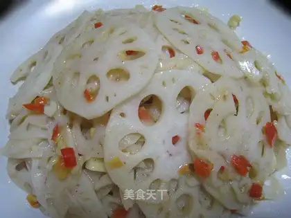 stir-fried lotus root slices