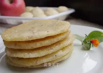 Fresh corn egg cake