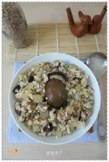 White radish duck liver fried rice