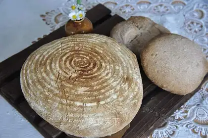 Whole-wheat mixed wheat bread