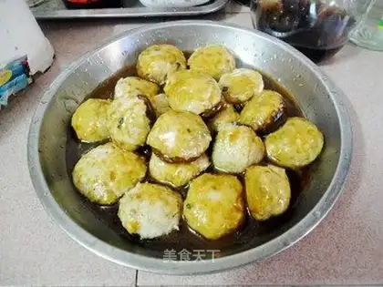 Stuffed fish with mushrooms