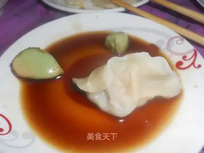 Mutton and carrot dumplings