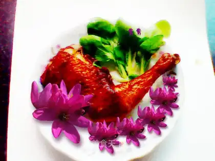 Crispy chicken leg