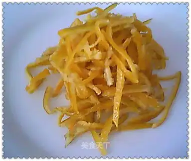 sweetened orange peel
