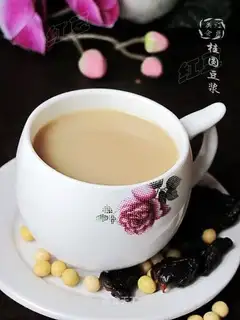 Longan soybean milk