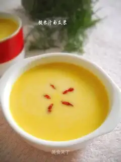 Brown rice juice and pumpkin paste